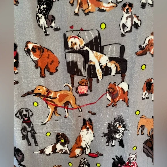 Vera Bradley Bedding Vera Bradley Dog Show Plush Throw Blanket Nwt 8x 50 Poshmark